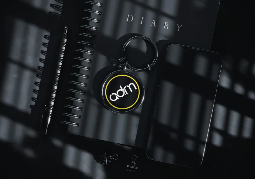 Branded key ring for Agarwal Digital Media