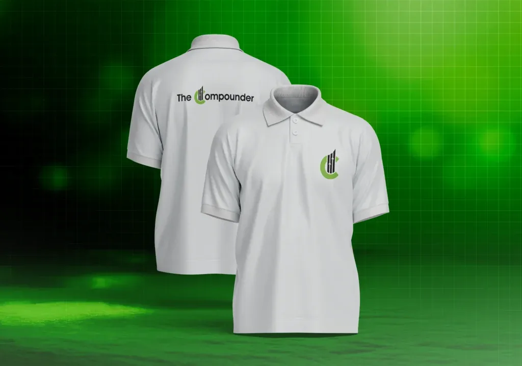 Branded T-shirt designed by ADM for The Compounder